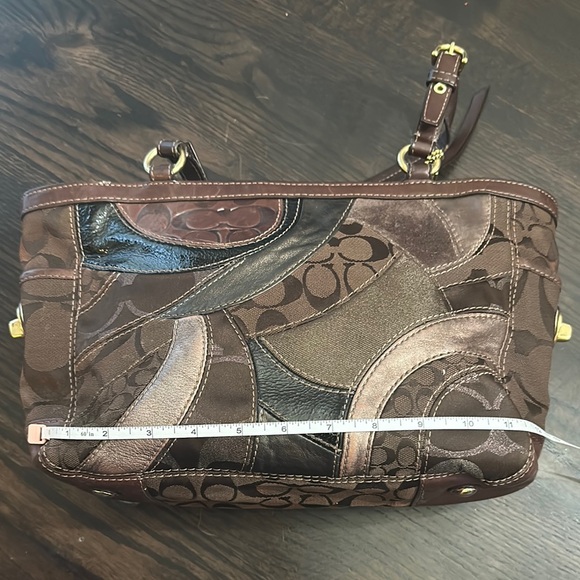 Coach Signature Mosaic Patchwork Gallery Tote - Picture 14 of 16